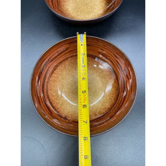 Roscher Oak Hill Stoneware Set of 2 Soup Bowls 7.75" - Picture 6 of 7